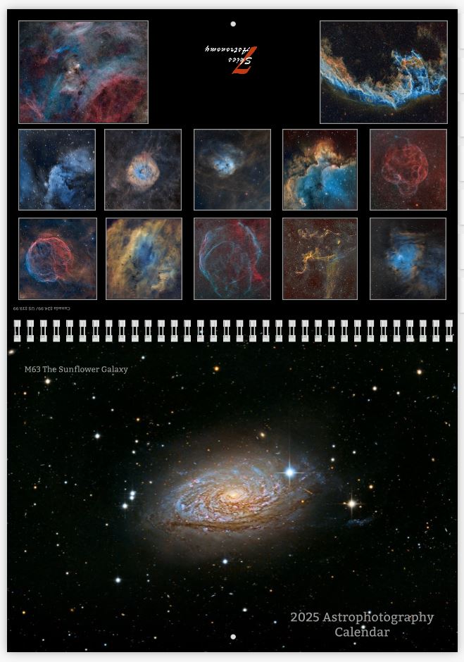 2025 Astronomy Calendar