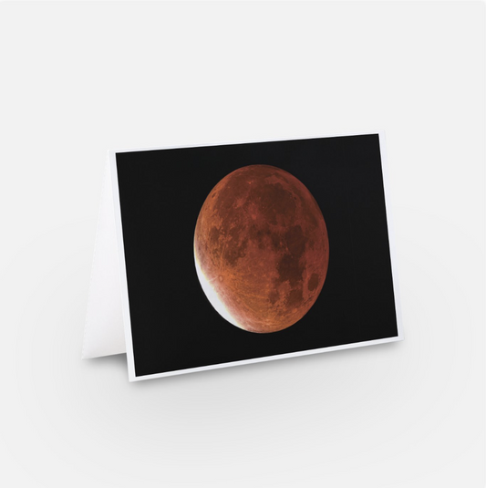 Greeting Cards Single card - Lunar Eclipse