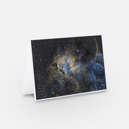 Greeting Cards Single card - Lion Nebula