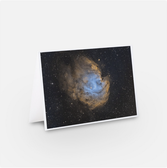 Greeting Cards Single card - The Monkey Head Nebula