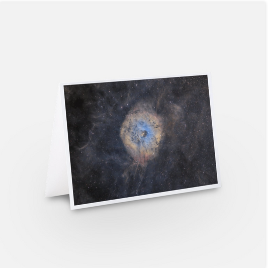 Greeting Cards Single card - The Little Rosette Nebula