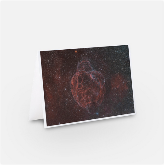 Greeting Cards Single card - The Spaghetti Nebula Supernova Remnant